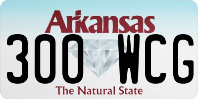 AR license plate 300WCG