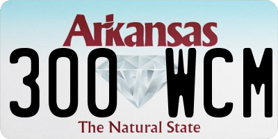 AR license plate 300WCM