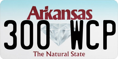 AR license plate 300WCP