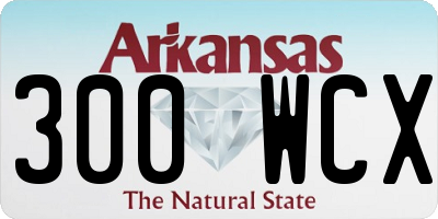 AR license plate 300WCX