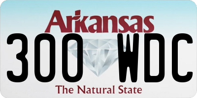 AR license plate 300WDC