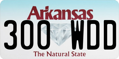 AR license plate 300WDD