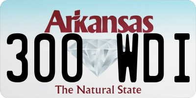 AR license plate 300WDI