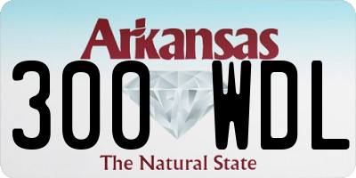 AR license plate 300WDL