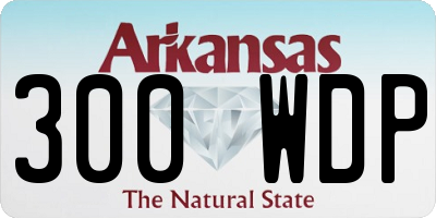 AR license plate 300WDP