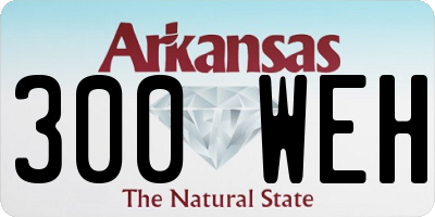 AR license plate 300WEH