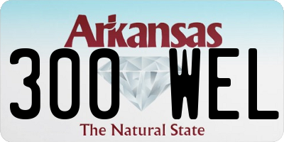 AR license plate 300WEL