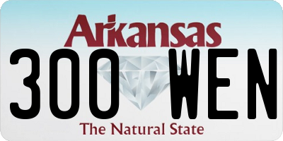 AR license plate 300WEN