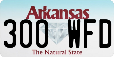 AR license plate 300WFD