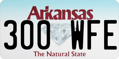 AR license plate 300WFE