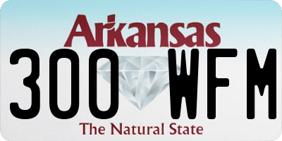 AR license plate 300WFM