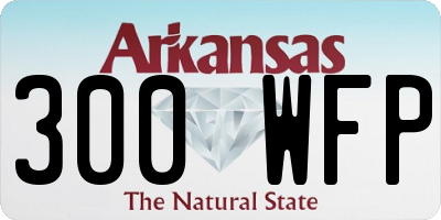 AR license plate 300WFP