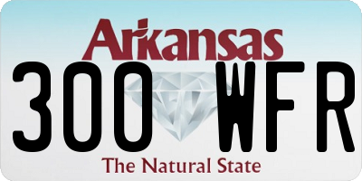 AR license plate 300WFR