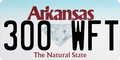 AR license plate 300WFT