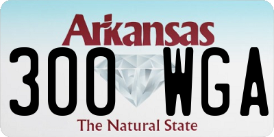 AR license plate 300WGA