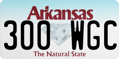 AR license plate 300WGC