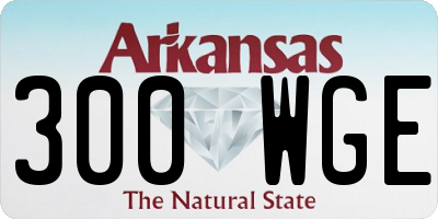 AR license plate 300WGE