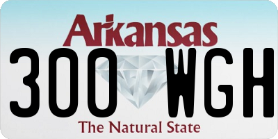 AR license plate 300WGH