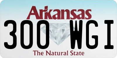 AR license plate 300WGI