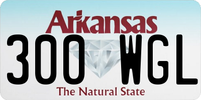 AR license plate 300WGL