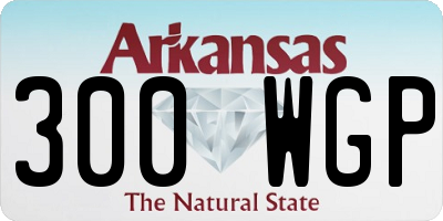 AR license plate 300WGP