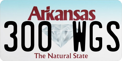 AR license plate 300WGS