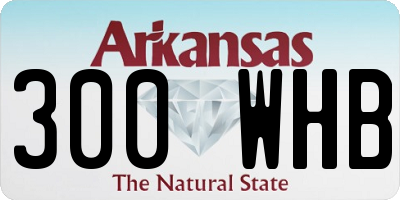 AR license plate 300WHB