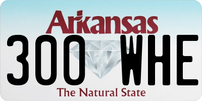 AR license plate 300WHE