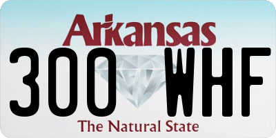 AR license plate 300WHF