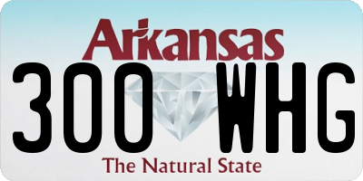 AR license plate 300WHG