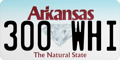 AR license plate 300WHI