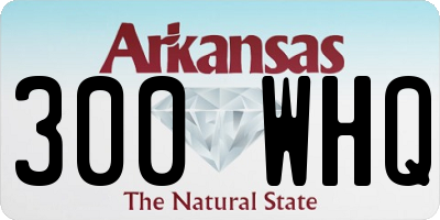 AR license plate 300WHQ
