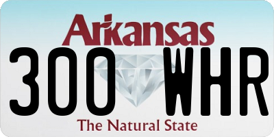 AR license plate 300WHR