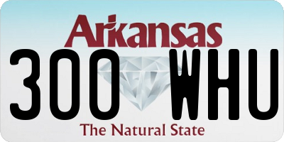 AR license plate 300WHU