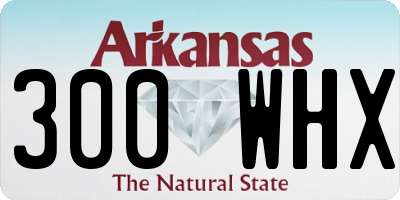 AR license plate 300WHX
