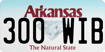 AR license plate 300WIB