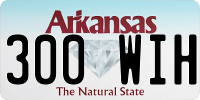 AR license plate 300WIH