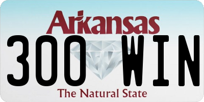 AR license plate 300WIN