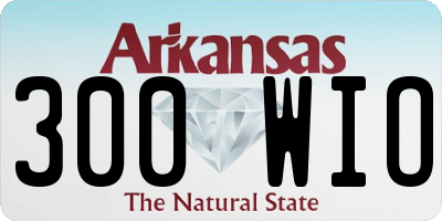 AR license plate 300WIO