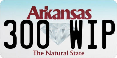 AR license plate 300WIP