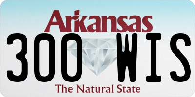 AR license plate 300WIS