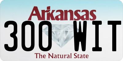 AR license plate 300WIT