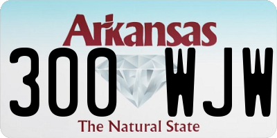 AR license plate 300WJW