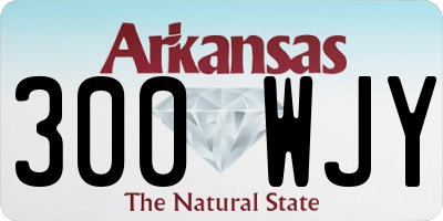 AR license plate 300WJY