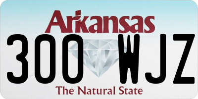 AR license plate 300WJZ