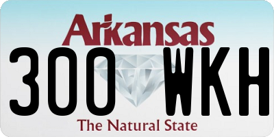 AR license plate 300WKH