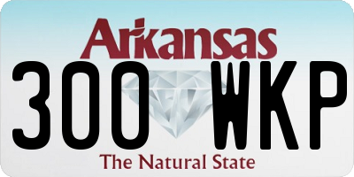 AR license plate 300WKP