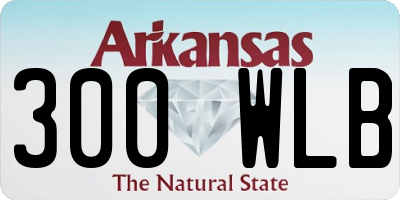 AR license plate 300WLB