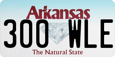 AR license plate 300WLE