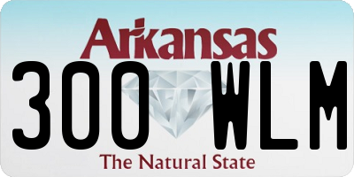 AR license plate 300WLM